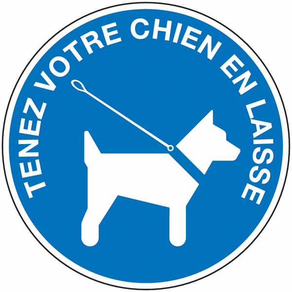 chien panneau