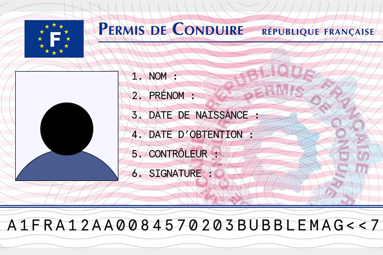 IMAGE PERMIS DE CONDUIRE